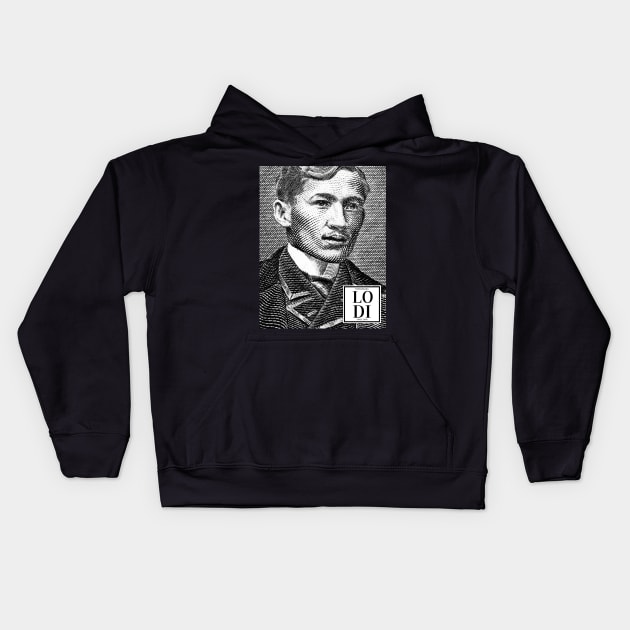 Jose Rizal, Pambansang Lodi/Idol of the Philippines ver 2.0 Kids Hoodie by ARTNOVA